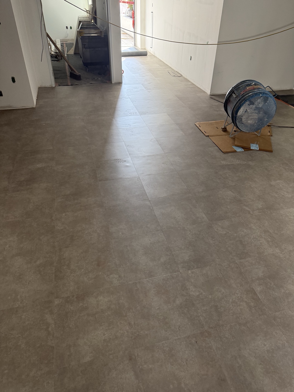 Luxury vinyl flooring